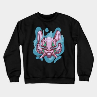 animal robot head Crewneck Sweatshirt